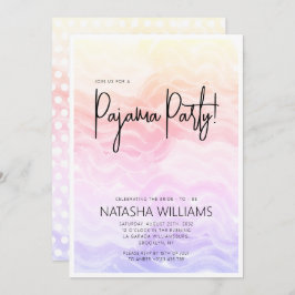 Pijama Feest Kleurrijk Pastel Chic Kaart