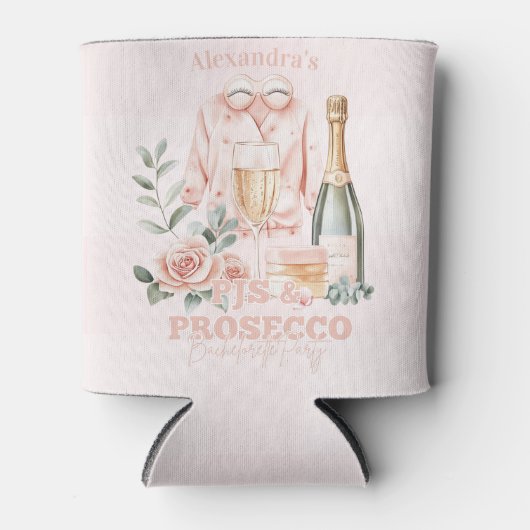Pijamas en Prosecco vrijgezellenfeest Blikjeskoeler (Voorkant)
