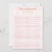 Pijamas en Prosecco vrijgezellenfeest Kaart (Achterkant)