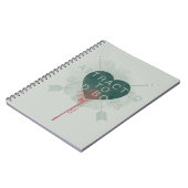 Pijl | "Aangetrokken naar slechte jongens" doorbor Notitieboek (Linkerzijde)