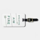 Pijl | Aim-brand doorbreken Bagagelabel (Voorkant horizontaal)