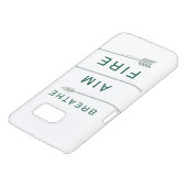Pijl | Aim-brand doorbreken Case-Mate Samsung Galaxy Hoesje (Onderkant)