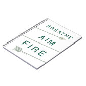 Pijl | Aim-brand doorbreken Notitieboek (Linkerzijde)