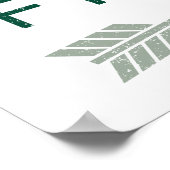 Pijl | Aim-brand doorbreken Poster (Hoek)