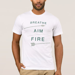 Pijl   Aim-brand doorbreken T-shirt