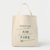 Pijl | Aim-brand doorbreken Tote Bag (Voorkant)