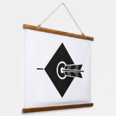 Pijl-bereikdoel Hangend Wandkleed (Gebogen)