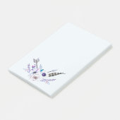 Pijl, Bloemen en Veer Post-it® Notes (Schuin)