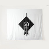 Pijl-doel tapestations wandkleed (Voorkant (horizontaal))