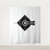 Pijl-doel tapestations wandkleed (Voorkant)