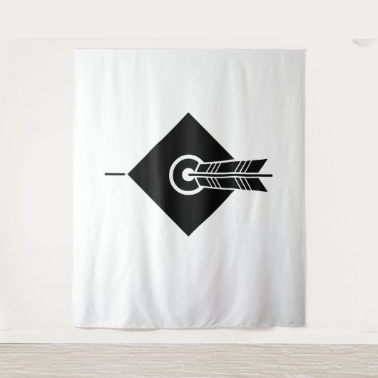 Pijl-doel tapestations wandkleed (Voorkant)