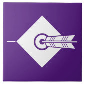 Pijl-doeldecoratieve tegels tegeltje (Voorkant)