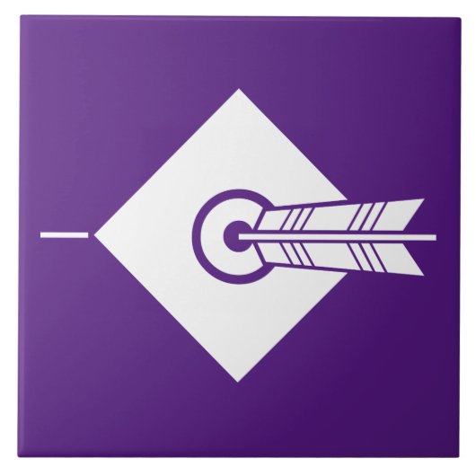 Pijl-doeldecoratieve tegels tegeltje (Voorkant)