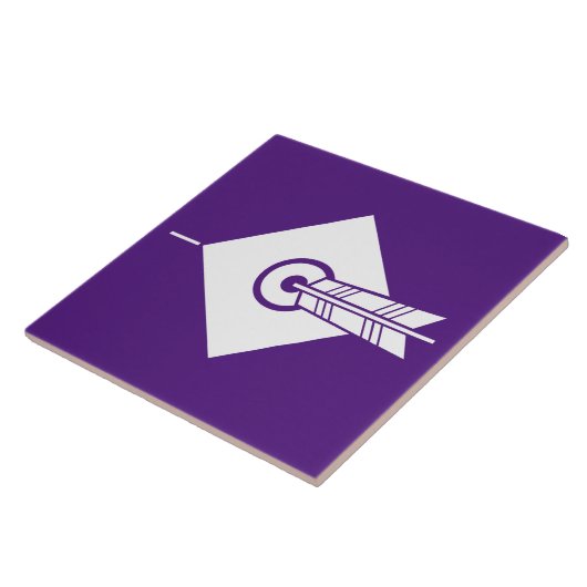 Pijl-doeldecoratieve tegels tegeltje (Zijkant)