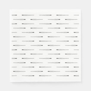 Pijl door hart KLANTACHTERGRONDKLEUR Servet