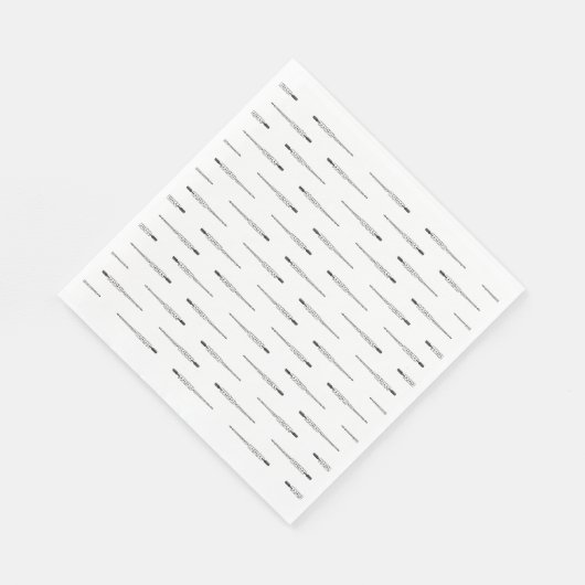 Pijl door hart KLANTACHTERGRONDKLEUR Servet (Hoek)