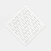 Pijl door harten Aangepaste achtergrondkleur Servet (Hoek)