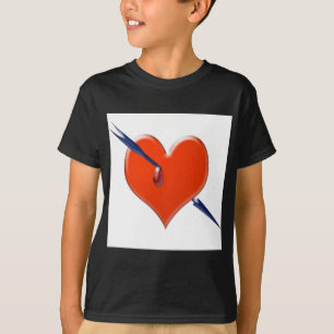 Pijl door het hart t-shirt