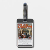 Pijl-doorboren Bagagelabel (Achterkant verticaal)