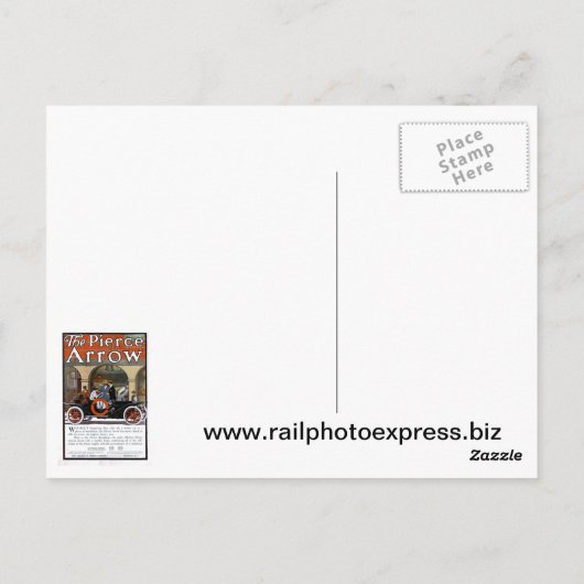 Pijl-doorboren Briefkaart (Achterkant)