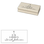  Pijl Elegant Ex Libris Library Boeken Rubberstempel (Gestempeld)