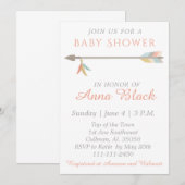 Pijl- en aansporingsprogramma voor Baby showers Kaart (Voorkant / Achterkant)