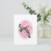 Pijl- en bovenrand van Cupid Kaart (Staand voorkant)