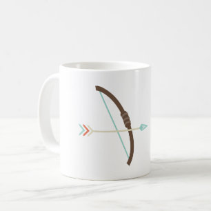 Pijl en pijlstang koffiemok