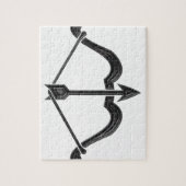 Pijl en pijlstang legpuzzel (Verticaal)