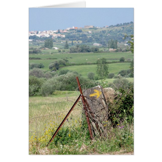 Pijl- en stadskaart (Voorkant)