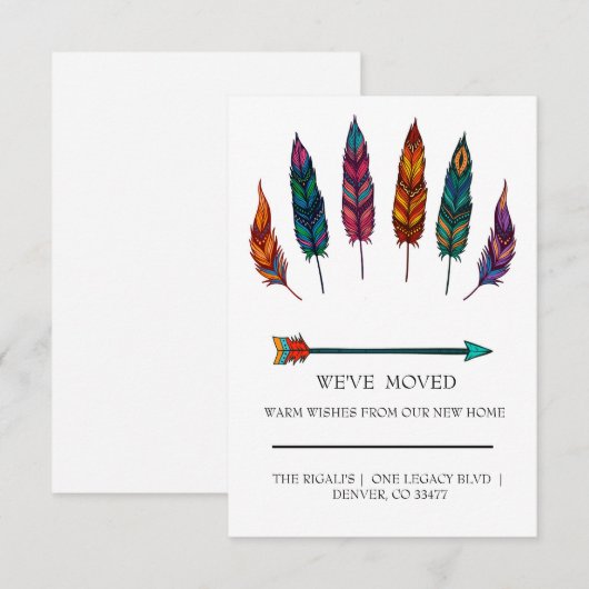 pijl en veren (Voorkant / Achterkant)