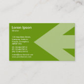 Pijl (gemengd) - groen 669900 visitekaartje (Achterkant)