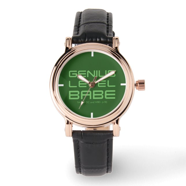 Pijl | Genius Level Babe Horloge (Voorkant)