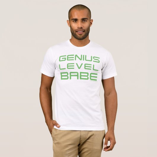 Pijl | Genius Level Babe T-shirt (Voorkant volledig)