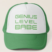 Pijl | Genius Level Babe Trucker Pet (Voorkant)