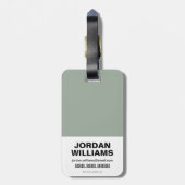 Pijl | Grafische weergave van IT-brillen Bagagelabel (Achterkant verticaal)