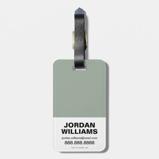 Pijl | Grafische weergave van IT-brillen Bagagelabel (Achterkant verticaal)