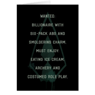 Pijl   Green Arrow Parody Wanted Post