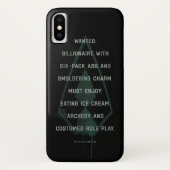 Pijl | Green Arrow Parody Wanted Post Case-Mate iPhone Case (Achterkant)