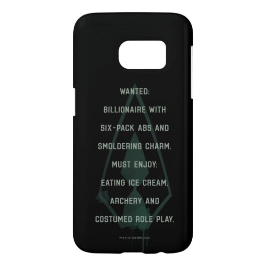 Pijl | Green Arrow Parody Wanted Post Case-Mate Samsung Galaxy Hoesje (Achterkant)