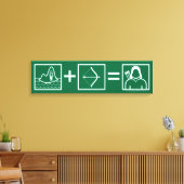 Pijl | Green Arrow-vergelijking Canvas Afdruk (Insitu (Woonkamer))