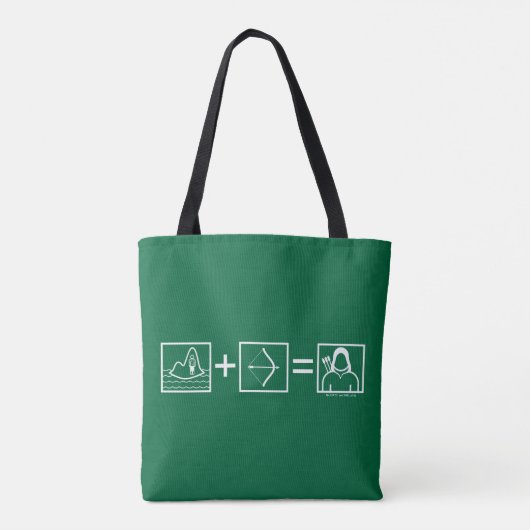 Pijl | Green Arrow-vergelijking Tote Bag (Achterkant)
