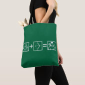 Pijl | Green Arrow-vergelijking Tote Bag (Dichtbij)