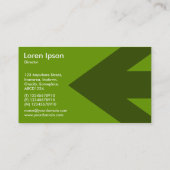 Pijl - groen 669900 visitekaartje (Achterkant)