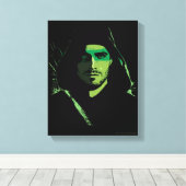 Pijl | Groene Pijl-groene, gestyliste Cutout Canvas Afdruk (Insitu (Houten vloer))