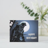 Pijl | Groene Pijl in Moonlight Briefkaart (Staand voorkant)