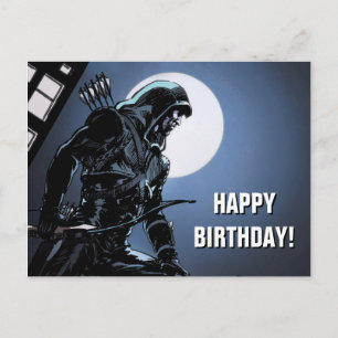 Pijl   Groene Pijl in Moonlight Briefkaart