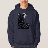 Pijl | Groene Pijl in Moonlight Hoodie (Voorkant)