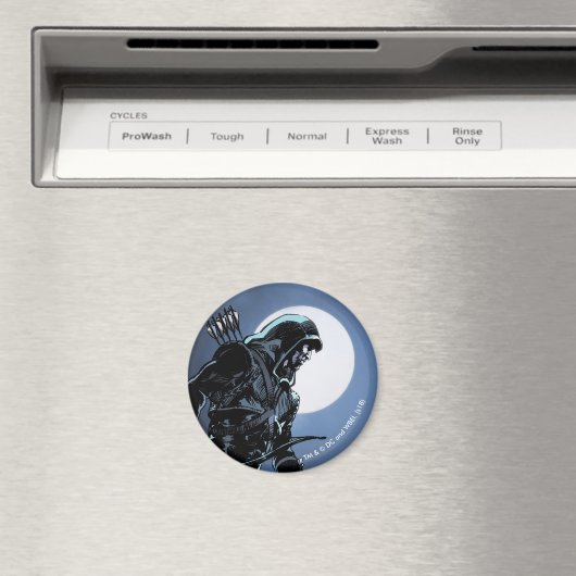 Pijl | Groene Pijl in Moonlight Magneet (Insitu (Vaatwasser))