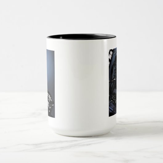 Pijl | Groene Pijl in Moonlight Mok (Midden)